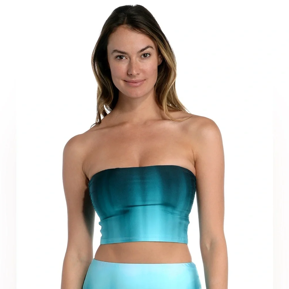 La Blanca Ocean Oasis Bandeau Midkini Bikini Top